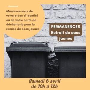 Permanence sacs jaunes @ mairie de mortagne | Mortagne-sur-Sèvre | Pays de la Loire | France