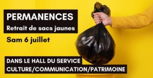 PERMANENCE SACS JAUNES @ Mairie | Mortagne-sur-Sèvre | Pays de la Loire | France