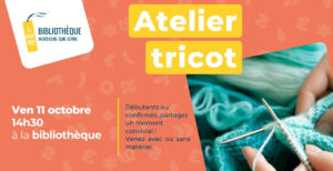 Atelier tricot @ bibliothèque | Mortagne-sur-Sèvre | Pays de la Loire | France