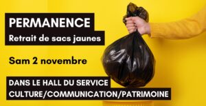 Permanences sacs jaunes @ mairie de mortagne | Mortagne-sur-Sèvre | Pays de la Loire | France