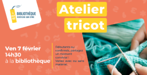 Atelier tricot @ bibliothèque | Mortagne-sur-Sèvre | Pays de la Loire | France